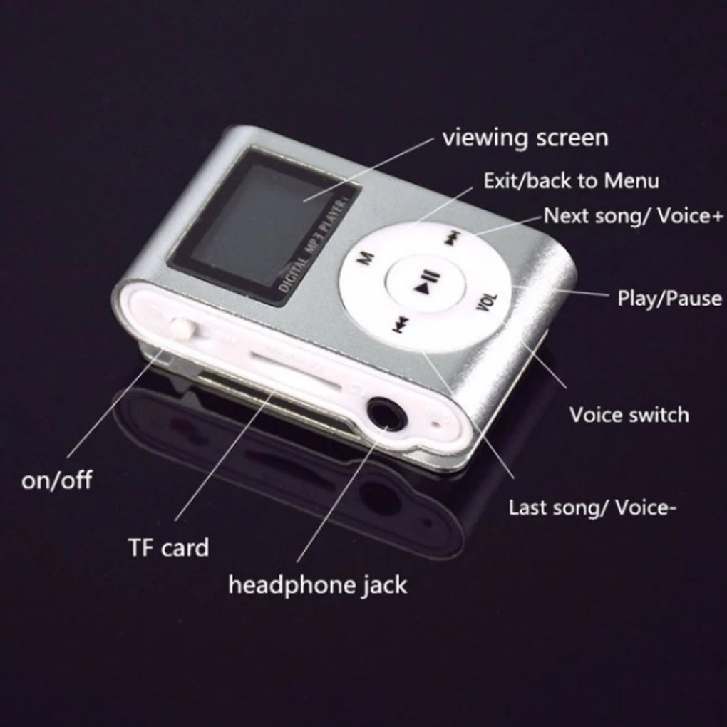 Mini MP3 Player Portable Music 3 5Mm Interface Players