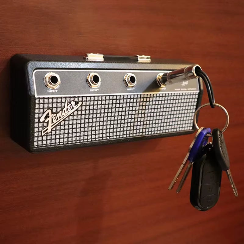 Fender Guitar Wall Mount Key Ring Holder - Vintage Amp Design for Home Décor and Gift 2.0